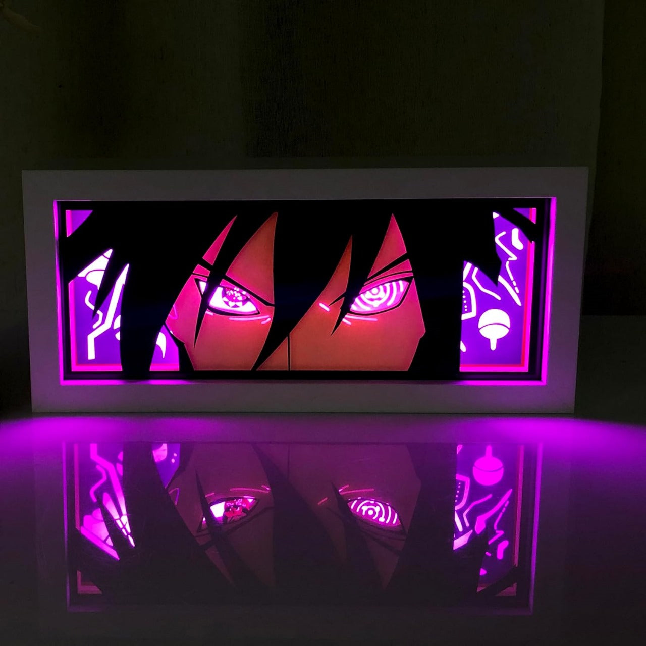 Anime Led Light Box Paper Cut Handmade Night Lamp